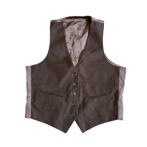 Brown Reversible Vest